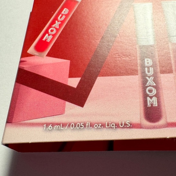 Buxom Full On Plumping Matte Lip Color Drop Some $ Red Lip Plumper .05 oz Mini - Picture 3 of 6